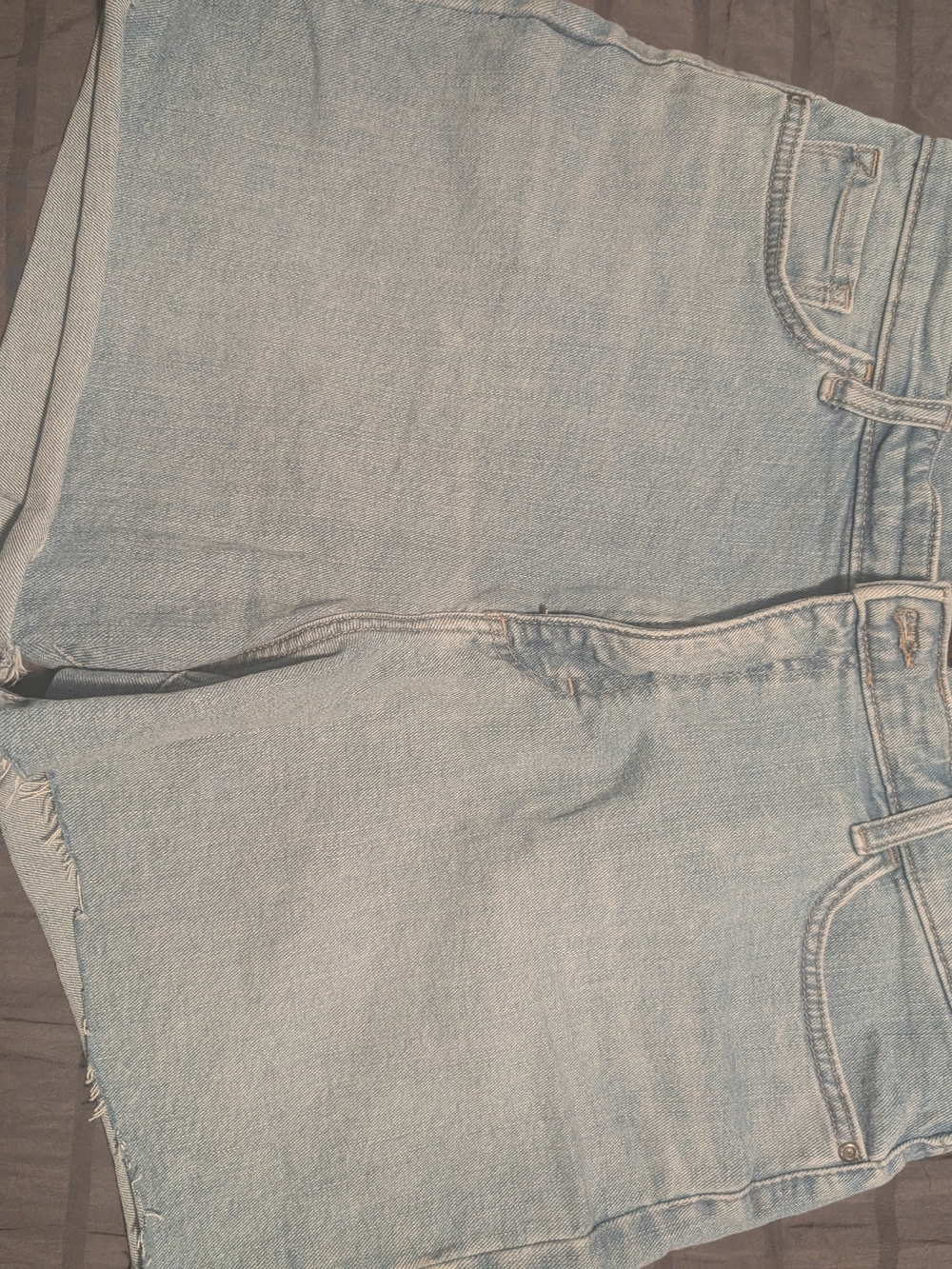 Lee Light Blue Denim Jean Shorts
